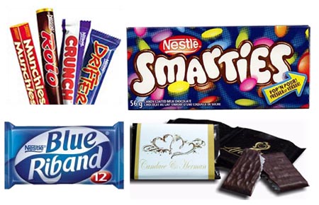 Figura 4. Varios productos de Nestlé.